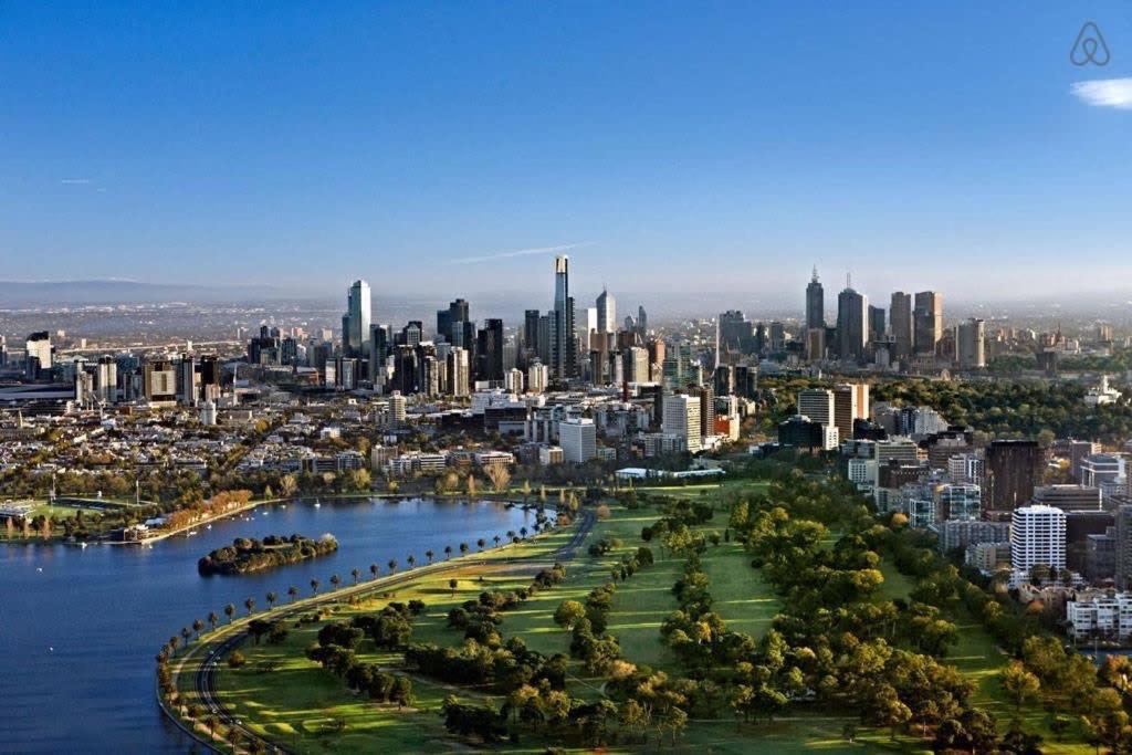 A Chic & Comfy 2Br Apt Near Federation Square Melbourne Exterior foto